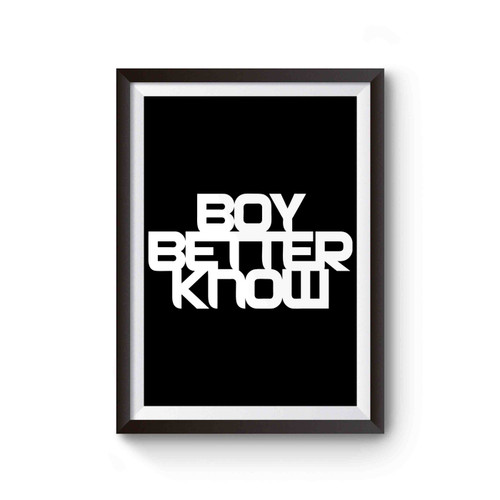 Boy Better Know Jme Skepta Bbk Grime Hip Hop Poster
