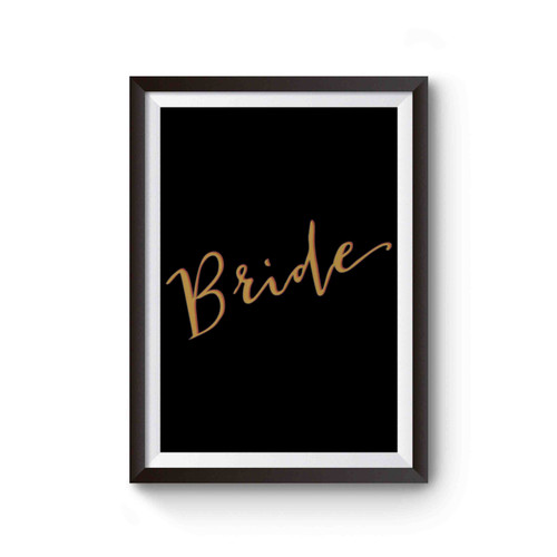 Bride Tribe Bridal Party Poster