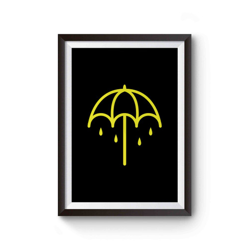 Bring Me The Horizon Doom Logo Rain Poster