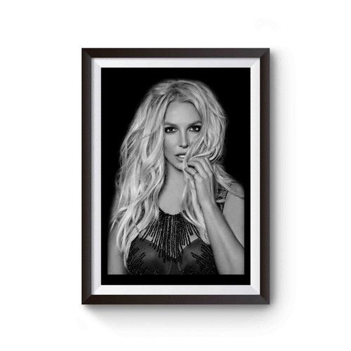 Britney Spears Pop Gold Star Inspired Poster