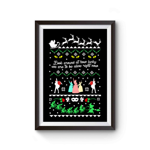 Broadway Musicals Ugly Christmas Poster