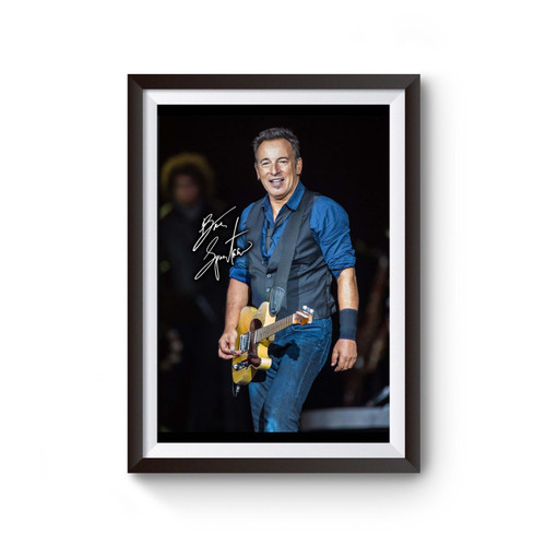Bruce Springsteen Signed Autograph Poster Bruce Springsteen Signed Autograph Poster