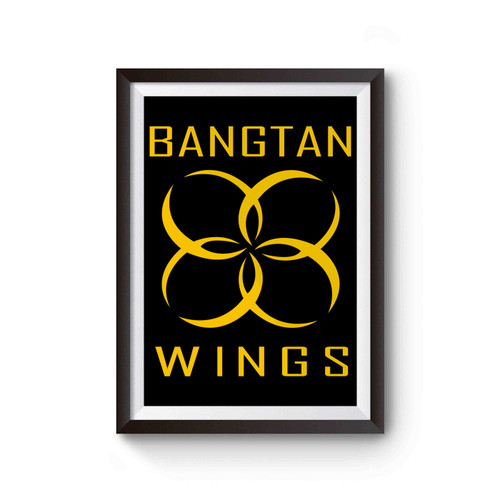 Bts Bangtan Boys Wings Logo Kpop Poster