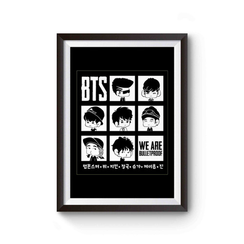 Bts We Are Bulletproof Poster