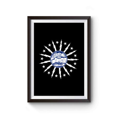 Buffalo City Flag Poster