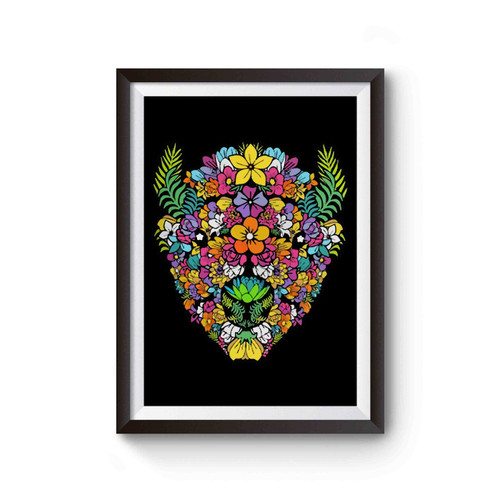 Buffalo Flowers Poster