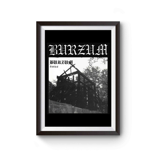 Burzum Aske Black Metal Poster
