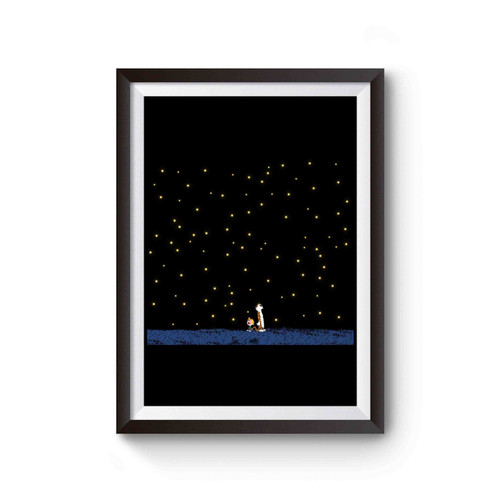 Calvin And Hobbes Stargazing Poster