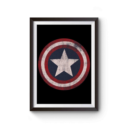 Captain America Distressed Poster