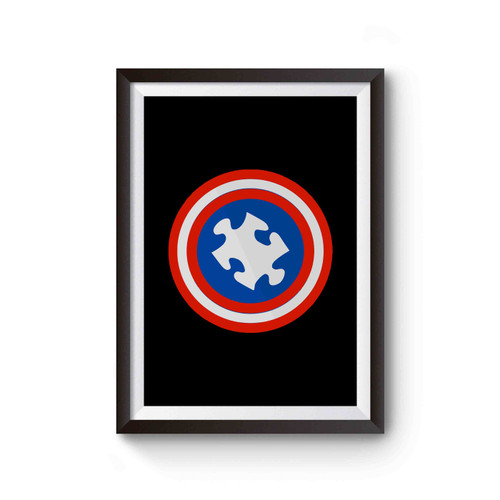 Captain Autism Funny Poster