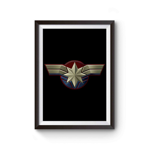 Captain Marvel Logo Poster Captain Marvel Logo Poster