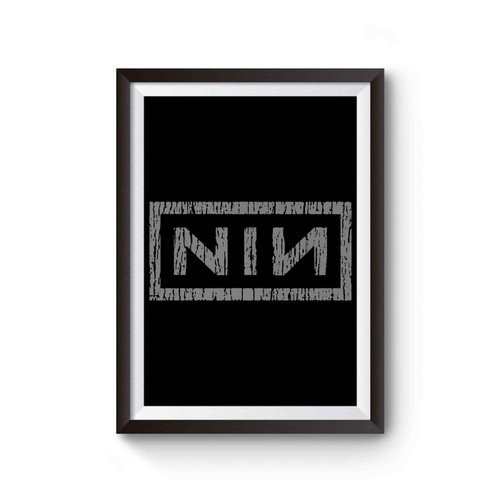 Captain Marvel Nine Nails Rock Band Logo Distressed Poster