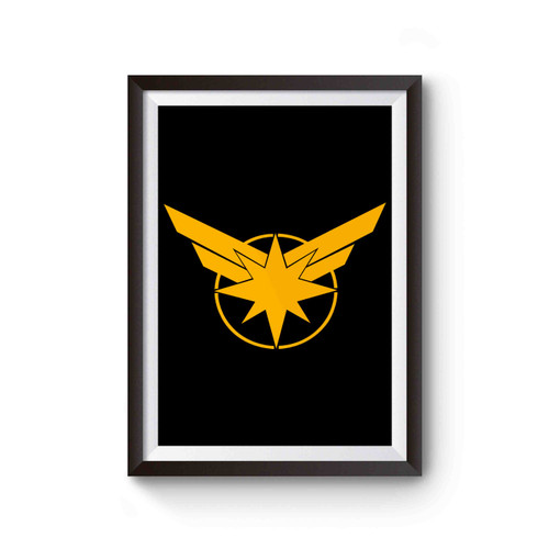 Captain Marvel Shield Poster
