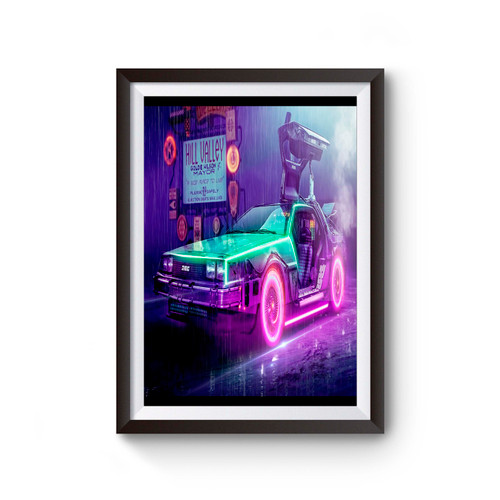 Car Back To The Future Poster