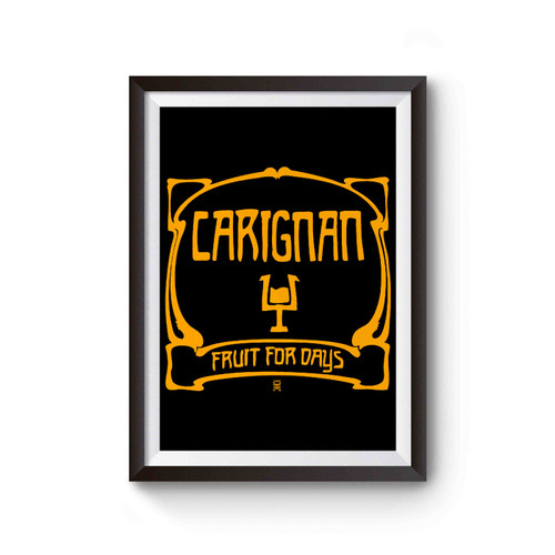 Carignan Can Krautrock Red Wine Poster