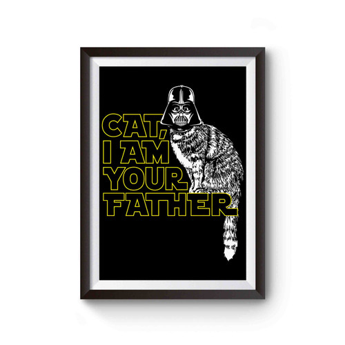 Cat Am Your Father Starwars Poster