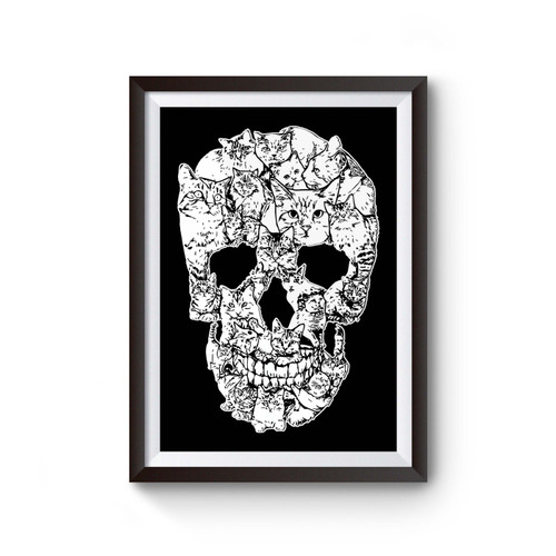 Cat Skull Poster