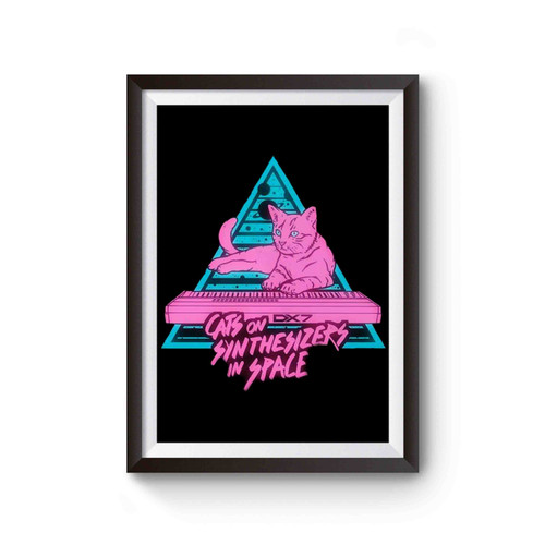 Cats On Synthesizers In Space Poster