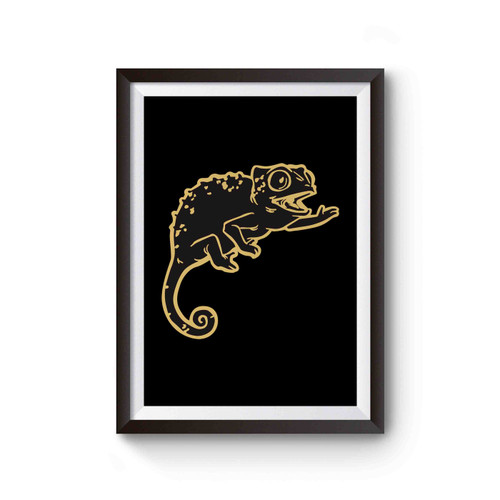 Chameleon Reaching Poster