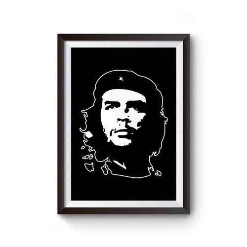 Che Guevara Face Silhouette Poster