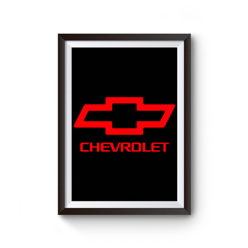 Chevrolet Red Chevy Poster