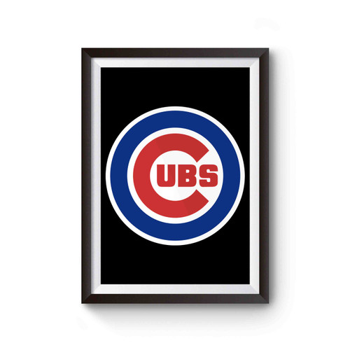 Chicago Cubs Baseball Logo Poster