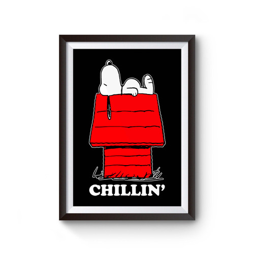 Chillin Charlie Brown Peanuts Snoopy Poster