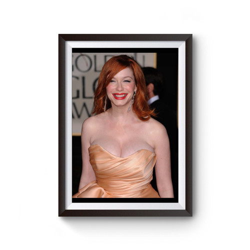 Christina Hendricks Beautiful Actress Poster