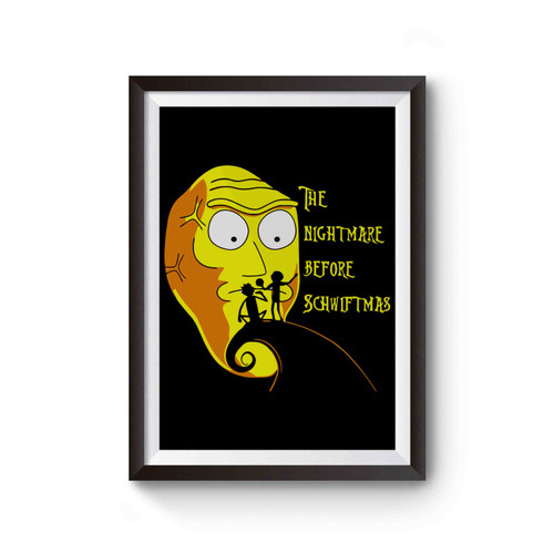 Christmas Rick And Morty Poster