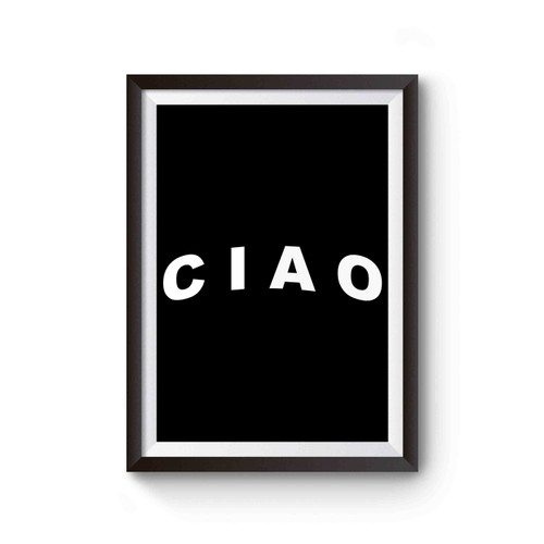 Ciao Italian Italy Poster