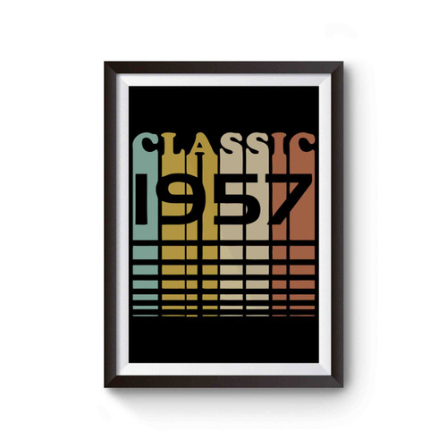 Classic 1957 Birthday 60th B- Day Poster