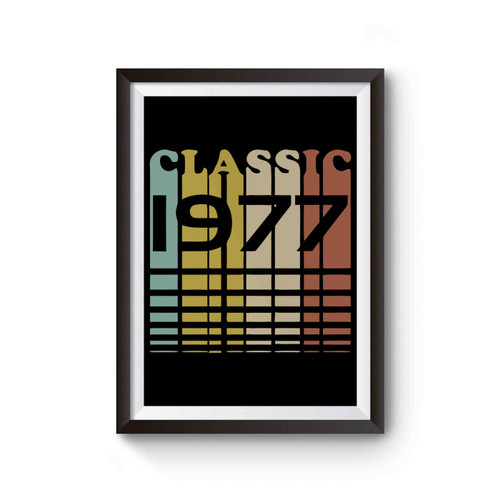 Classic 1977 Birthday 40th B- Day Poster