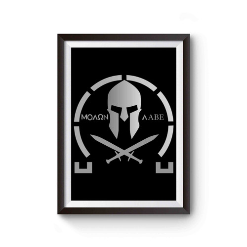 Classic Molon Labe Spartan Poster