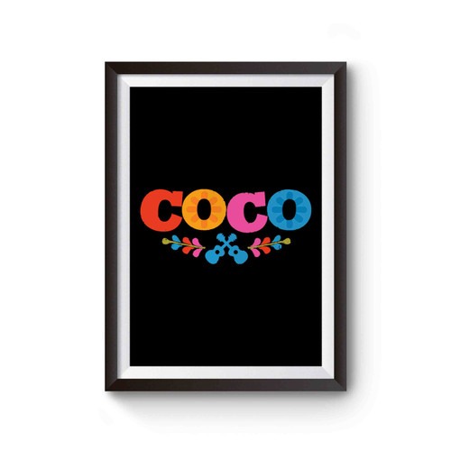 Coco Cartoon Logo Poster