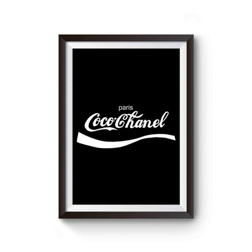 Coco Chanel Inpired Coca Cola Poster