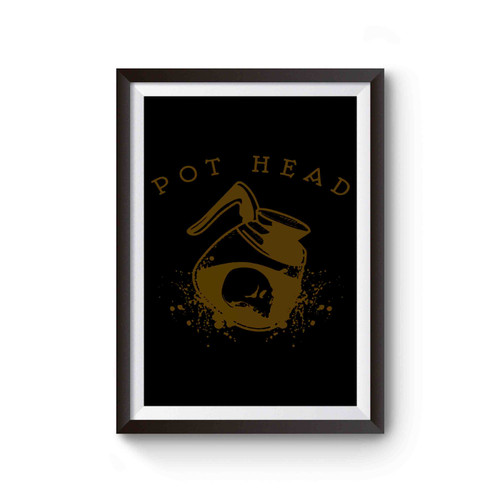 Coffee Pot Head Poster