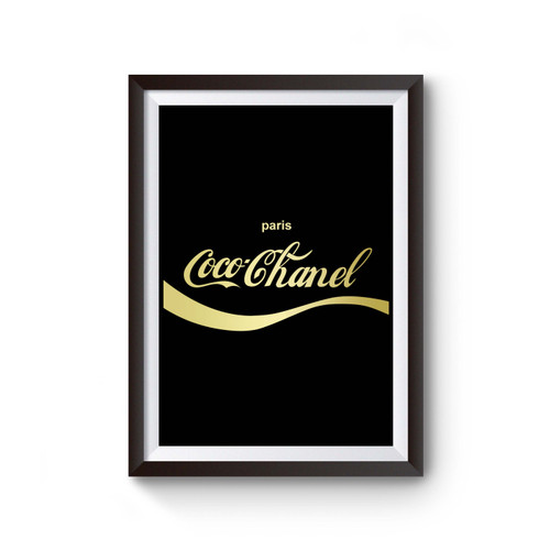 Coke A Cola Cocochanel Paris 1 Poster Coke A Cola Cocochanel Paris 1 Poster
