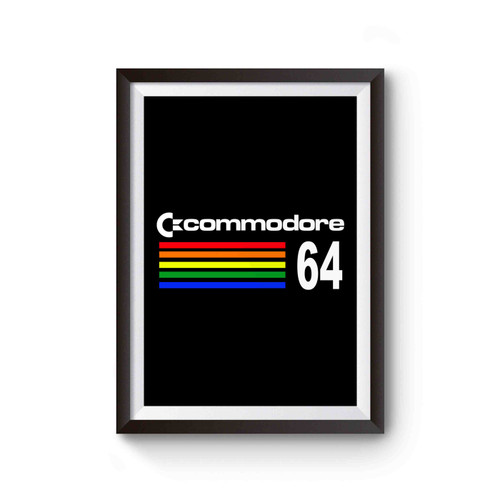 Commodore 64 Retro Gamer Gaming Poster