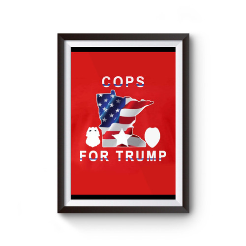 Cops For Trump Poster