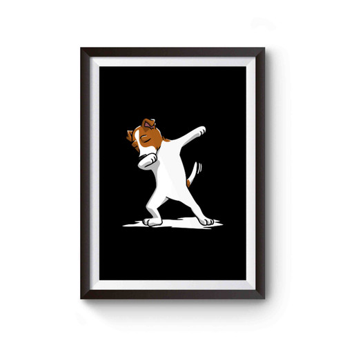 Cute Dabbing Jack Russell Terrier Poster