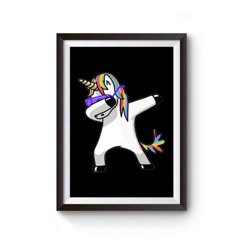 Dabbing Unicorn Inspired Poster