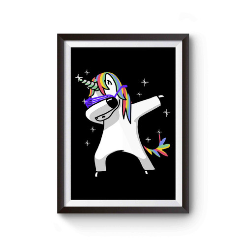 Dabbing Unicorn Poster