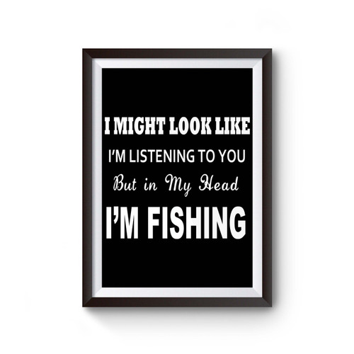 Dads Fishing Poster