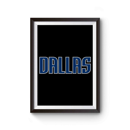 Dallas Mavericks Basketball Poster