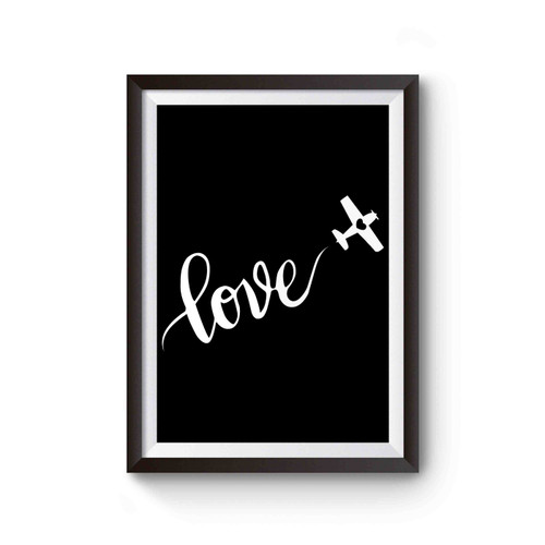 Dare To Fly Fashion Love Contrail Poster