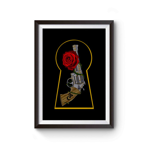 Dark Tower Gun And Flower Poster
