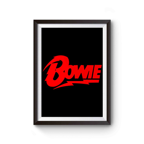 David Bowie 80's Vintage Pop Rock Poster