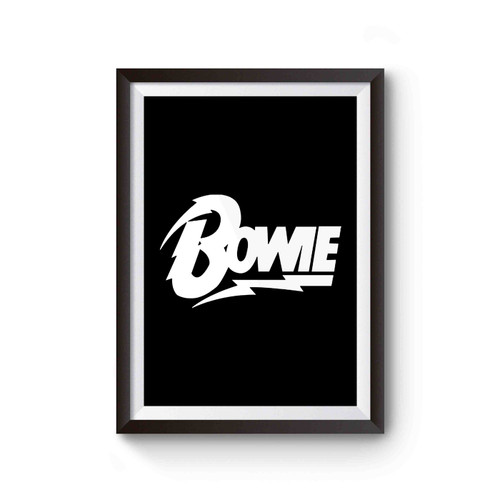 David Bowie Bowie Logo Tribute To The Late David Bowie Poster