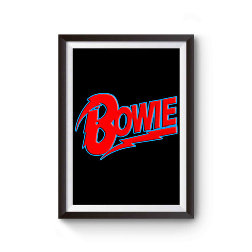 David Bowie Logo Poster