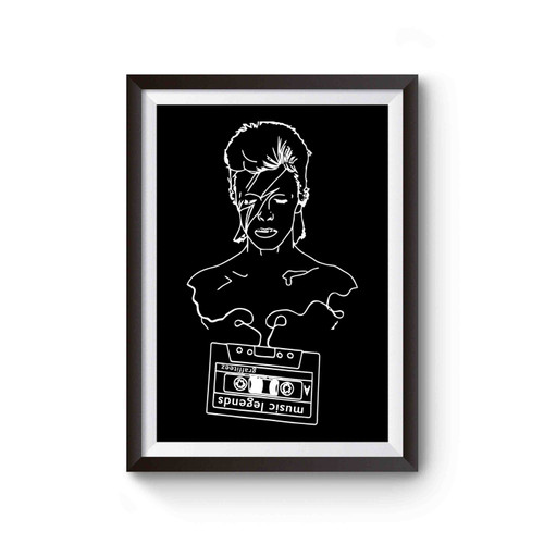 David Bowie Music Legends Poster